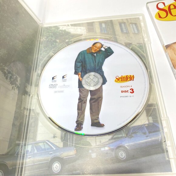 Seinfeld Season 4 DVD Video Collectable with Season Extras, 4 Disc with Covers - Picture 12 of 13